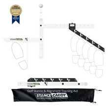 Load image into Gallery viewer, Stance Caddy - Golf Stance and Alignment Training Aid