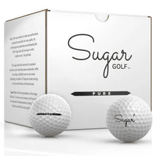 Load image into Gallery viewer, 2023 Sugar Pure - Premium 3 Piece Urethane Golf Balls - Single Cube (27 balls)