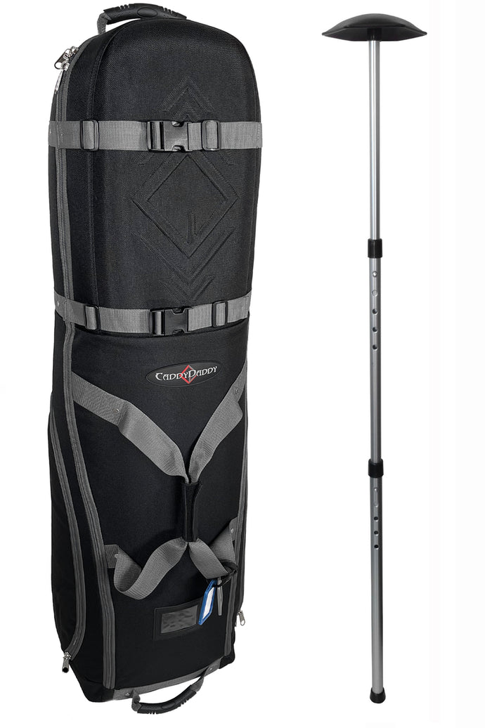 CaddyDaddy Defender Golf Travel Bag with North Pole Club Protector