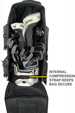 Load image into Gallery viewer, CaddyDaddy Defender Golf Travel Bag with North Pole Club Protector
