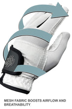 Load image into Gallery viewer, Men’s CaddyDaddy Claw Pro White Golf Glove