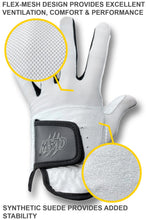 Load image into Gallery viewer, Men’s CaddyDaddy Claw Pro White Golf Glove