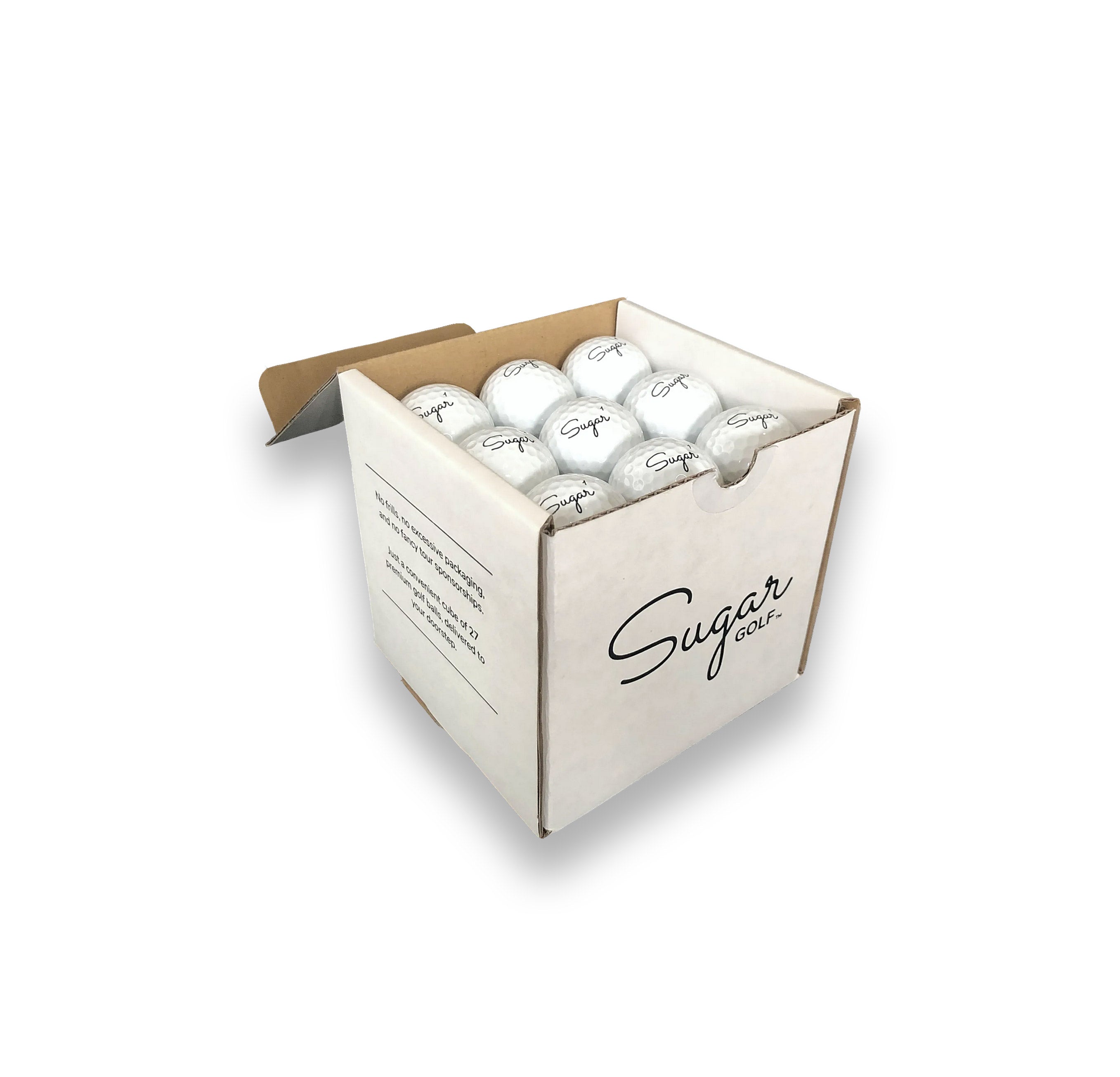 Sugar Golf 2023 G1 Premium Golf Balls Single Cube 27 balls (Ship