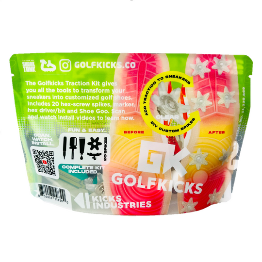Golfkicks V5 Traction Kit (Clear)