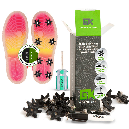 Golfkicks V5 Traction Kit (Black)
