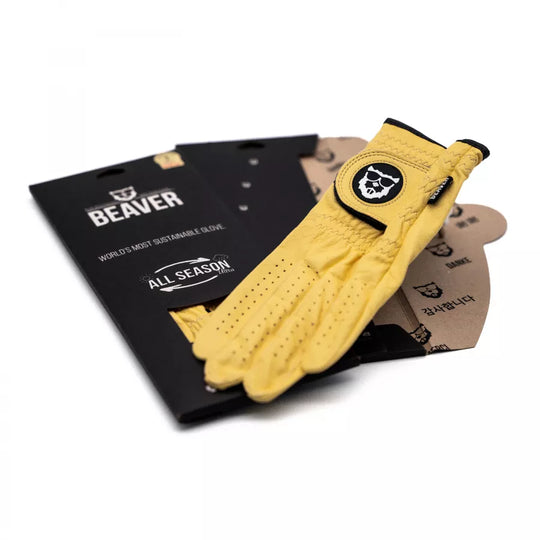 BEAVER GOLF Golf Glove All Season Ultra 'Sunshine Yellow'