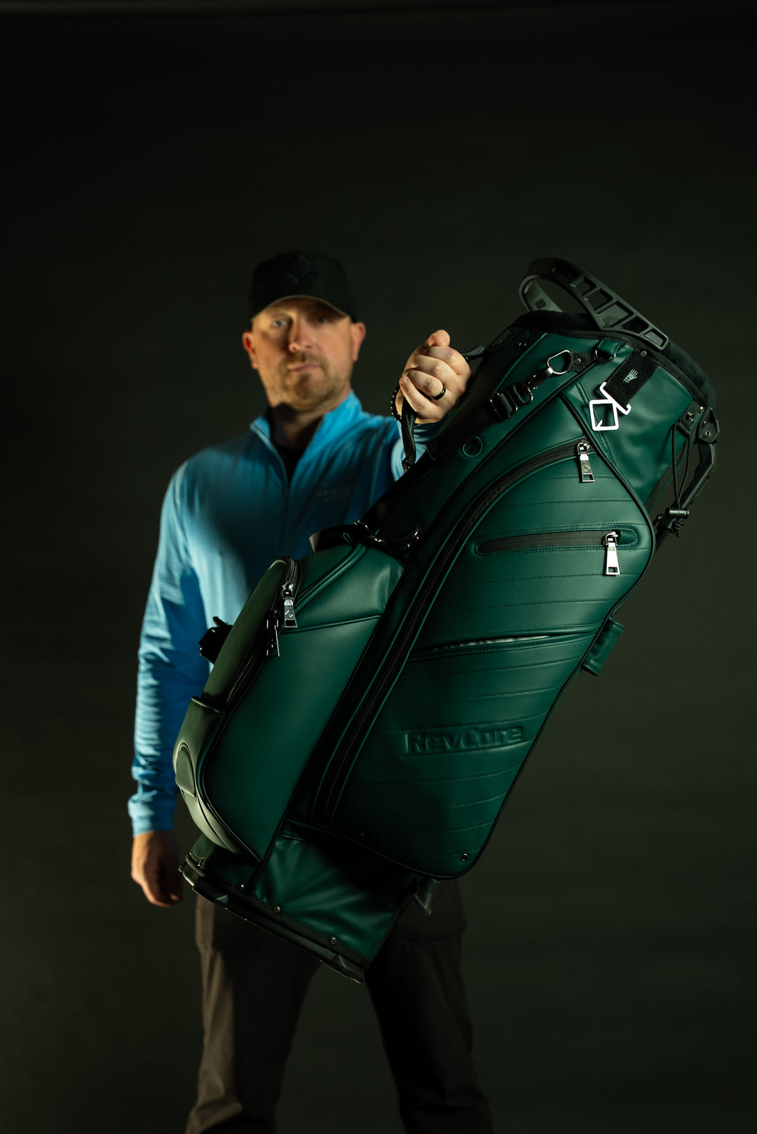 2026 CaddyDaddy Revcore LUX Golf Hybrid Stand Bag - 14 Way Divider - Green