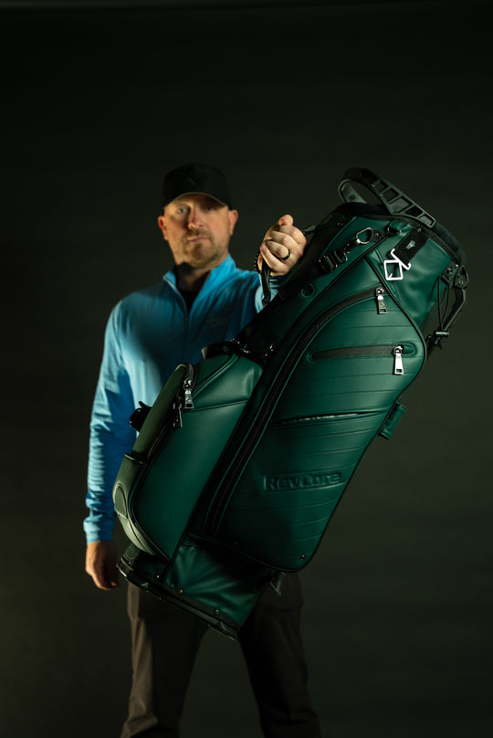 2026 CaddyDaddy Revcore LUX Golf Hybrid Stand Bag - 14 Way Divider - Green