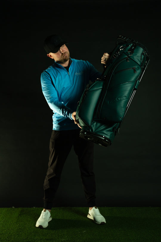 2026 CaddyDaddy Revcore LUX Golf Hybrid Stand Bag - 14 Way Divider - Green