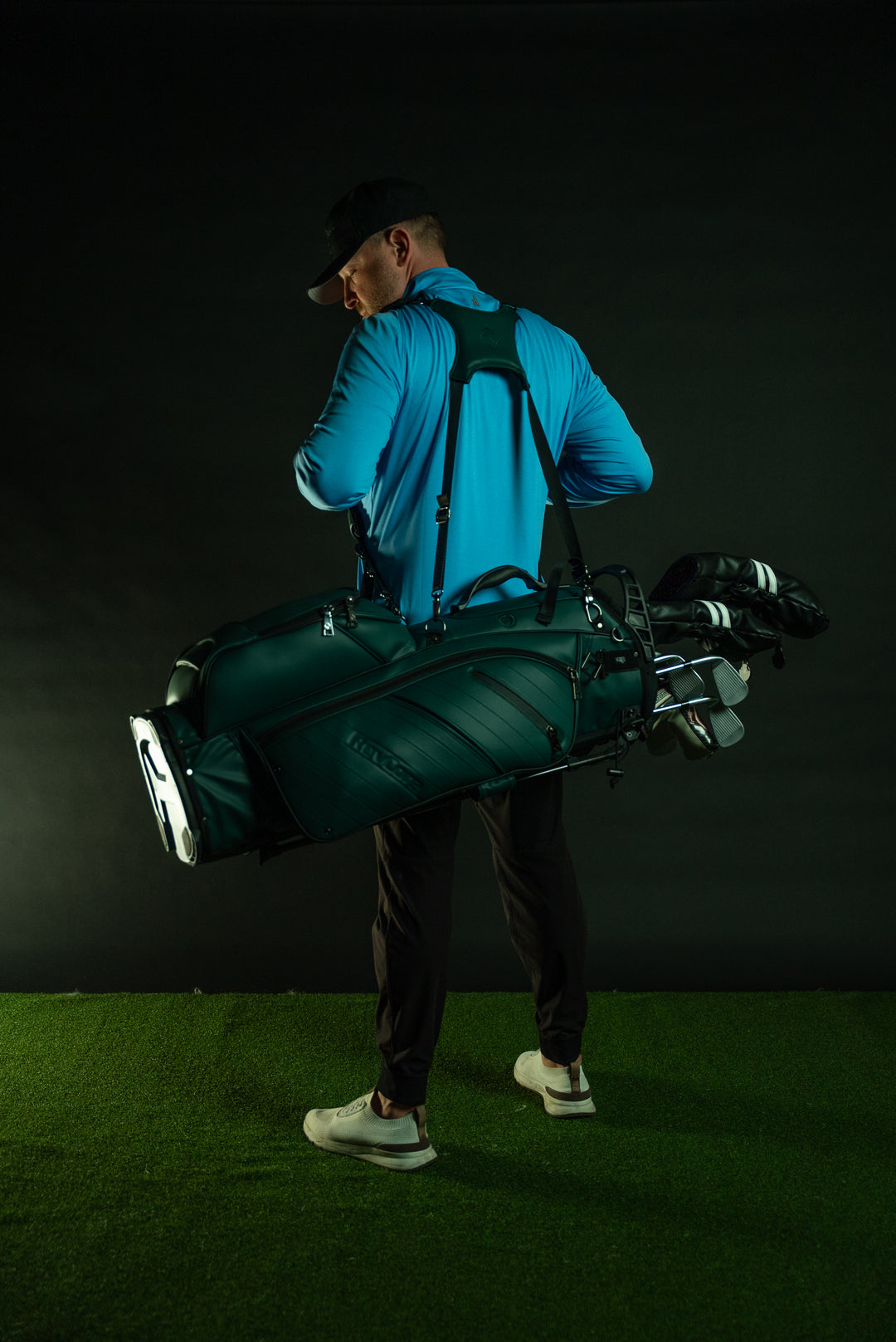 2026 CaddyDaddy Revcore LUX Golf Hybrid Stand Bag - 14 Way Divider - Green