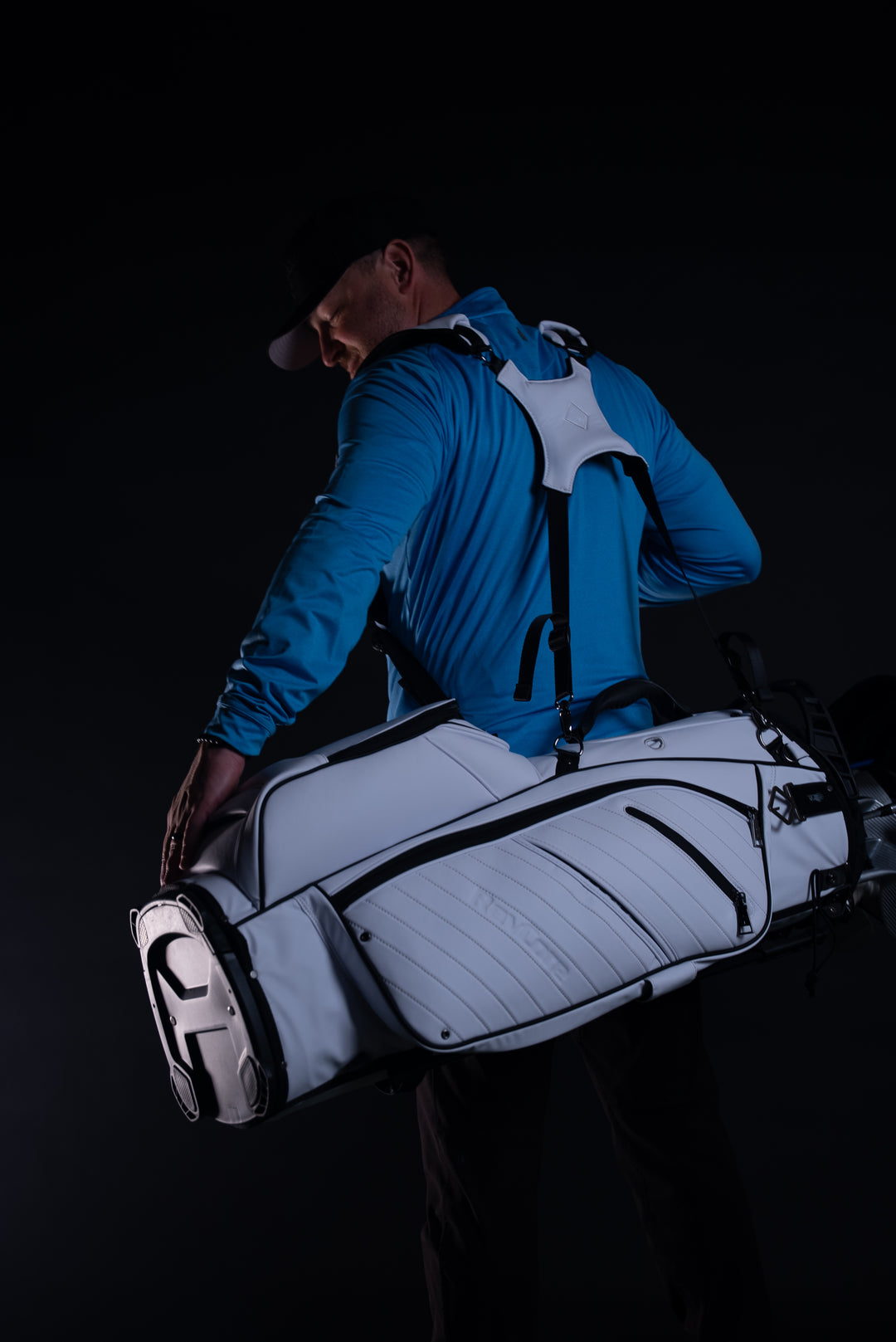 2026 CaddyDaddy Revcore LUX Golf Hybrid Stand Bag - 14 Way Divider - White