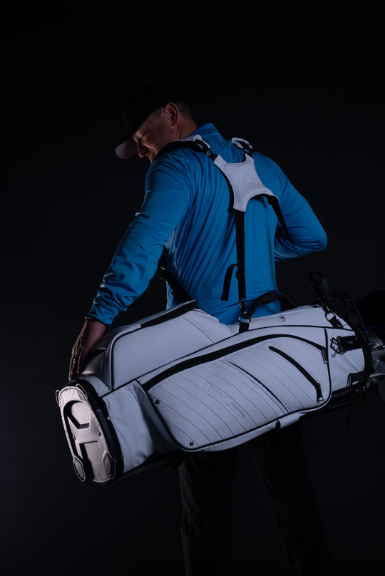 2026 CaddyDaddy Revcore LUX Golf Hybrid Stand Bag - 14 Way Divider - White