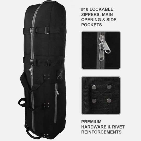 CaddyDaddy First Class Golf Travel Bag | Ultimate Protection