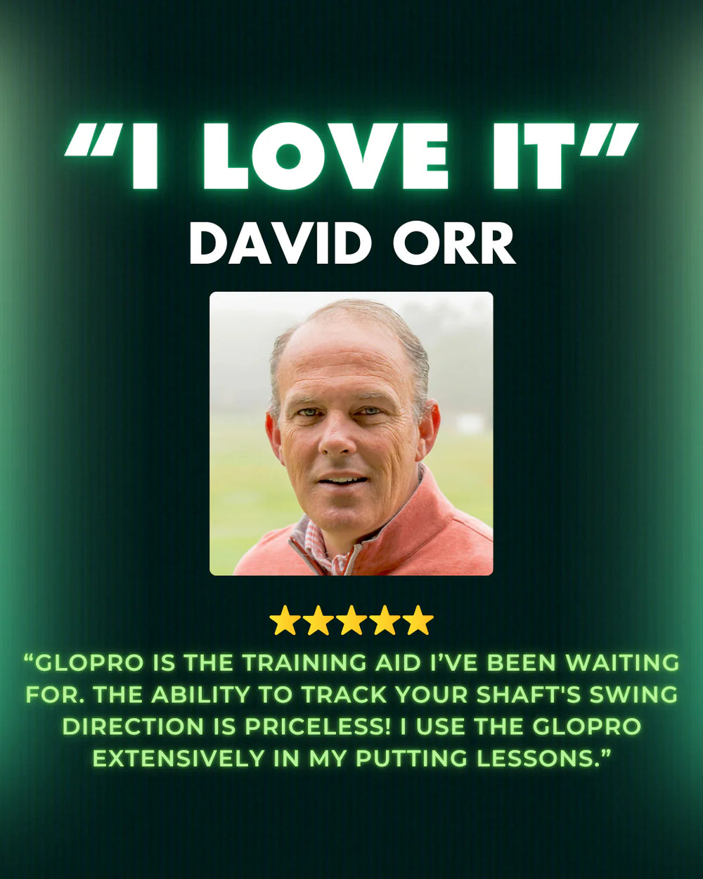 GloPro Golf Putting Matt & Laser
