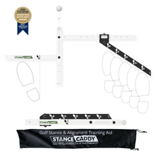 Load image into Gallery viewer, Stance Caddy - Golf Stance and Alignment Training Aid
