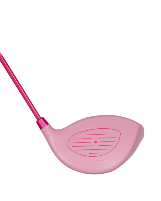 Left Handed Golfer Little Links Pink Big Swing Driver - Age 6-9 (Height 45" up to 54")