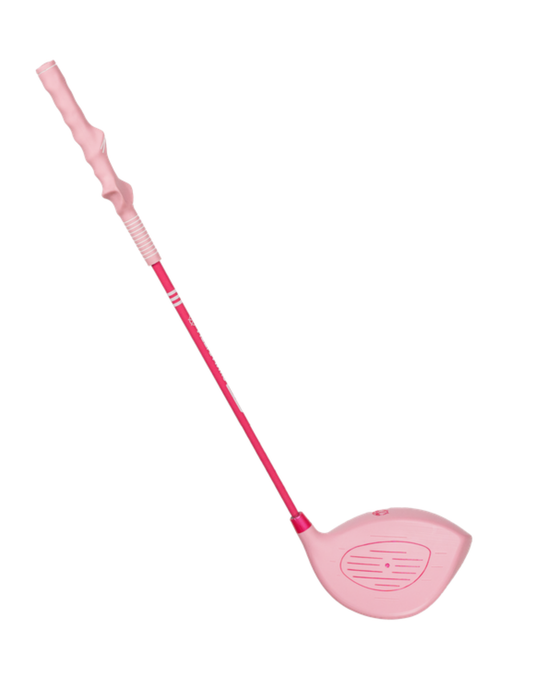 Left Handed Golfer Little Links Pink Big Swing Driver - Age 6-9 (Height 45" up to 54")