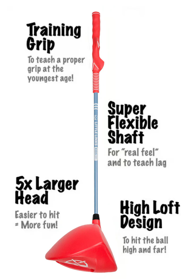 Little Links Red Big Swing Driver - Age 2-6 (Height Up to 45")