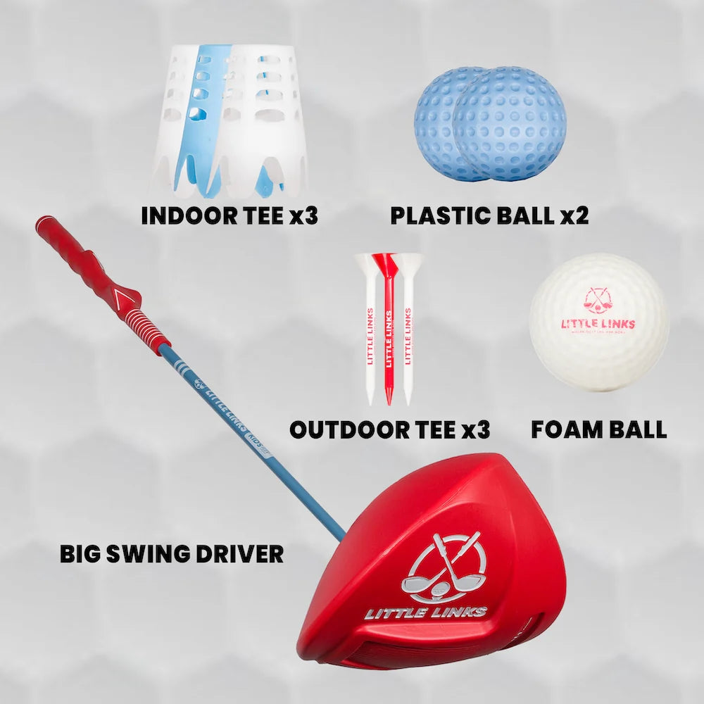 Little Links Red Big Swing Driver - Age 2-6 (Height Up to 45")
