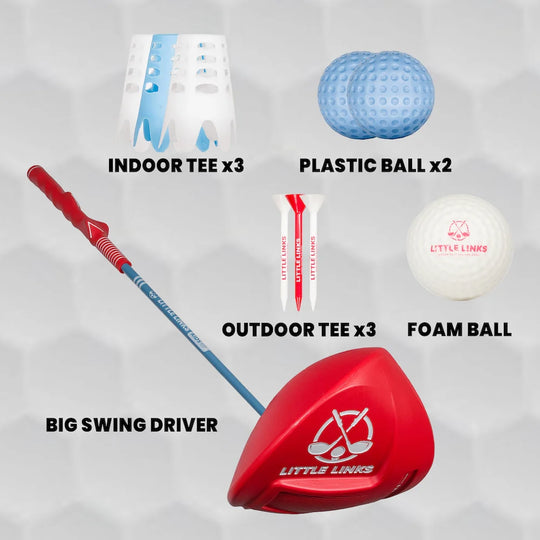 Little Links Red Big Swing Driver - Age 2-6 (Height Up to 45")