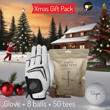 Load image into Gallery viewer, EGN Xmas Pack - Claw Glove, 8 Sugar Soft Balls and 50 x 70mm GreenUp Coffee Tees
