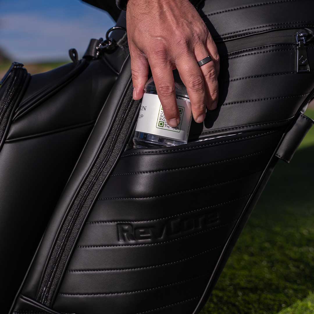 2026 CaddyDaddy Revcore LUX Golf Hybrid Stand Bag - 14 Way Divider - Matte Black