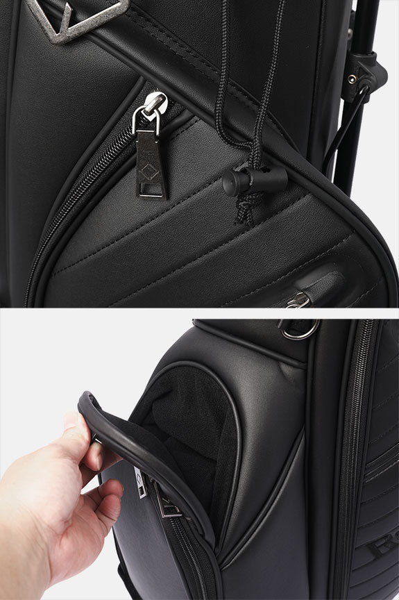 CaddyDaddy Revcore LT Lightweight Stand Bag - Black