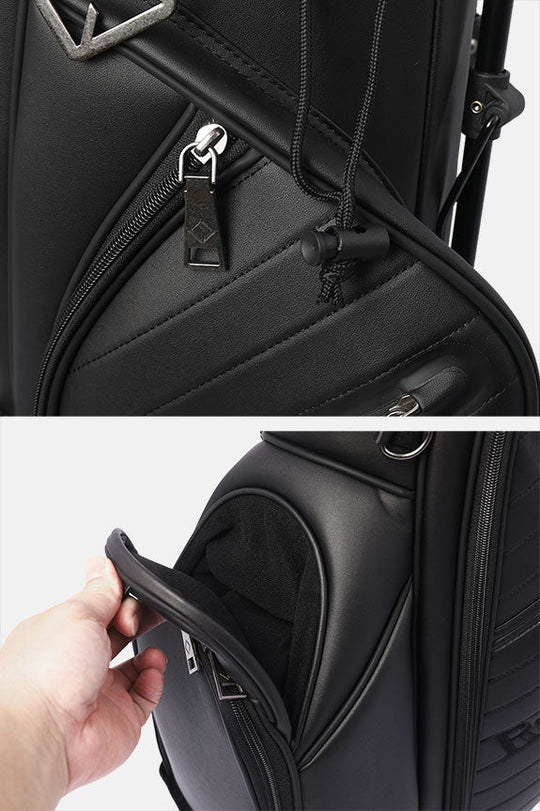CaddyDaddy Revcore LT Lightweight Stand Bag - Black