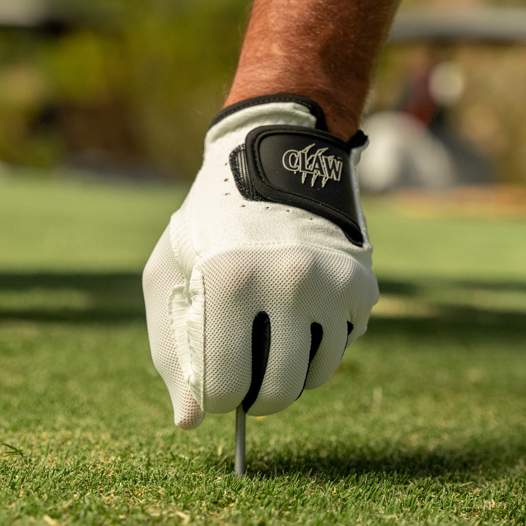 Men’s CaddyDaddy Claw Pro White Golf Glove