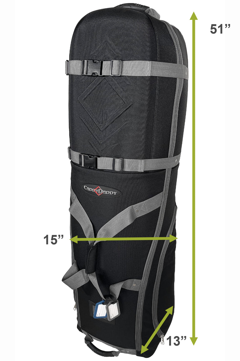 CaddyDaddy Defender Golf Travel Bag with North Pole Club Protector