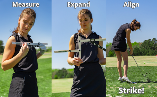 Stance Caddy - Golf Stance and Alignment Training Aid