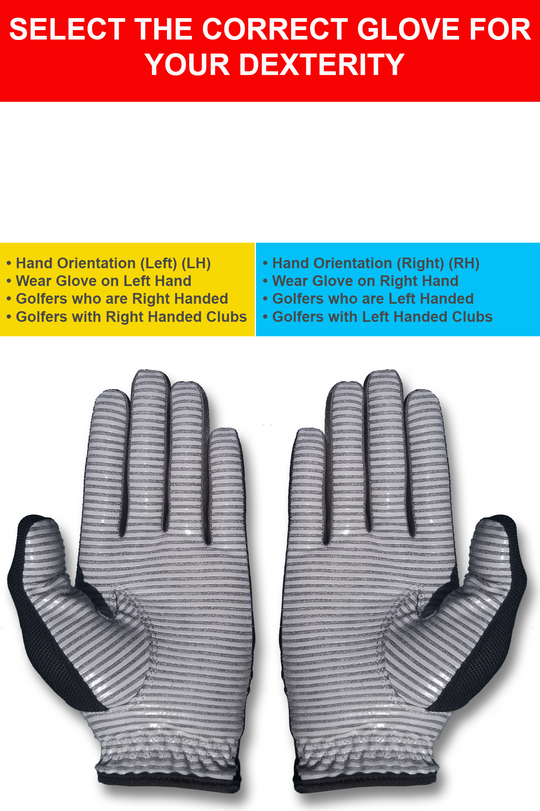 Men’s Black CaddyDaddy Claw Golf Glove