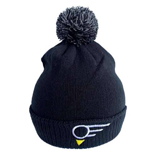 Black EGN "ELEVATION"  Golf Bobble Hat