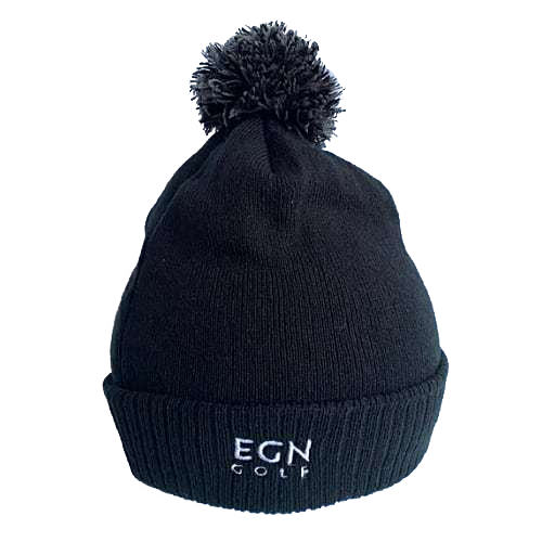 Black EGN "ELEVATION"  Golf Bobble Hat