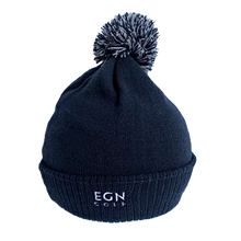 Load image into Gallery viewer, Navy EGN &quot;ELEVATION&quot; Golf Bobble Hat
