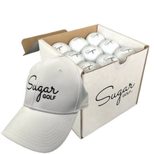 Load image into Gallery viewer, Sugar Golf 2023 G1 - 27 Ball Sugar Cube/White Cap Combo Deal

