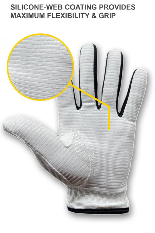Men’s CaddyDaddy Claw Pro White Golf Glove
