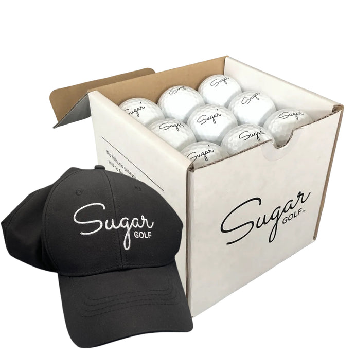 Sugar Golf 2023 G1 - 27 Ball Sugar Cube/Black Cap Combo Deal